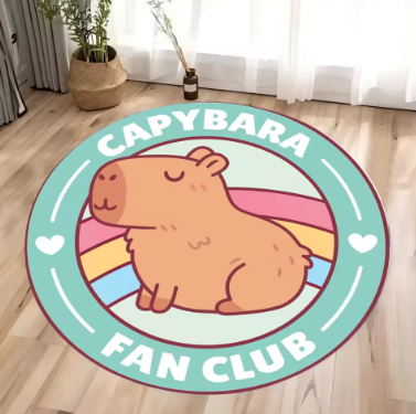 Capybara Rug - Fan Club